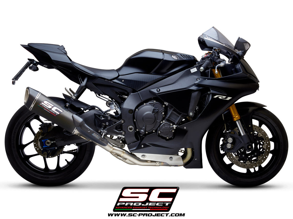 SC-Project Slip-On SC1-R + KAT-Ersatzrohr Yamaha YZF-R1/M RN49 (17-19)
