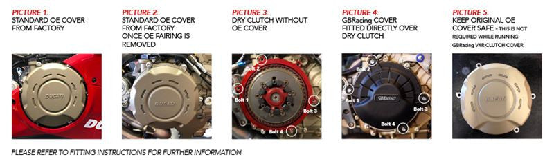 Kupplung Protektor Schutzabdeckung GBRacing Ducati Panigale V4 R (19-21)