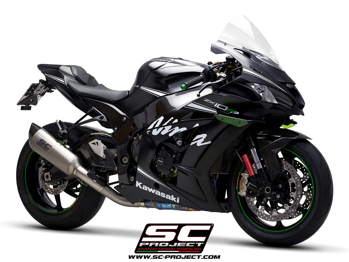 SC-Project Slip-On SC1-R + KAT-Ersatzrohr Kawasaki ZX-10 R/RR (16-20) K22A-DET91