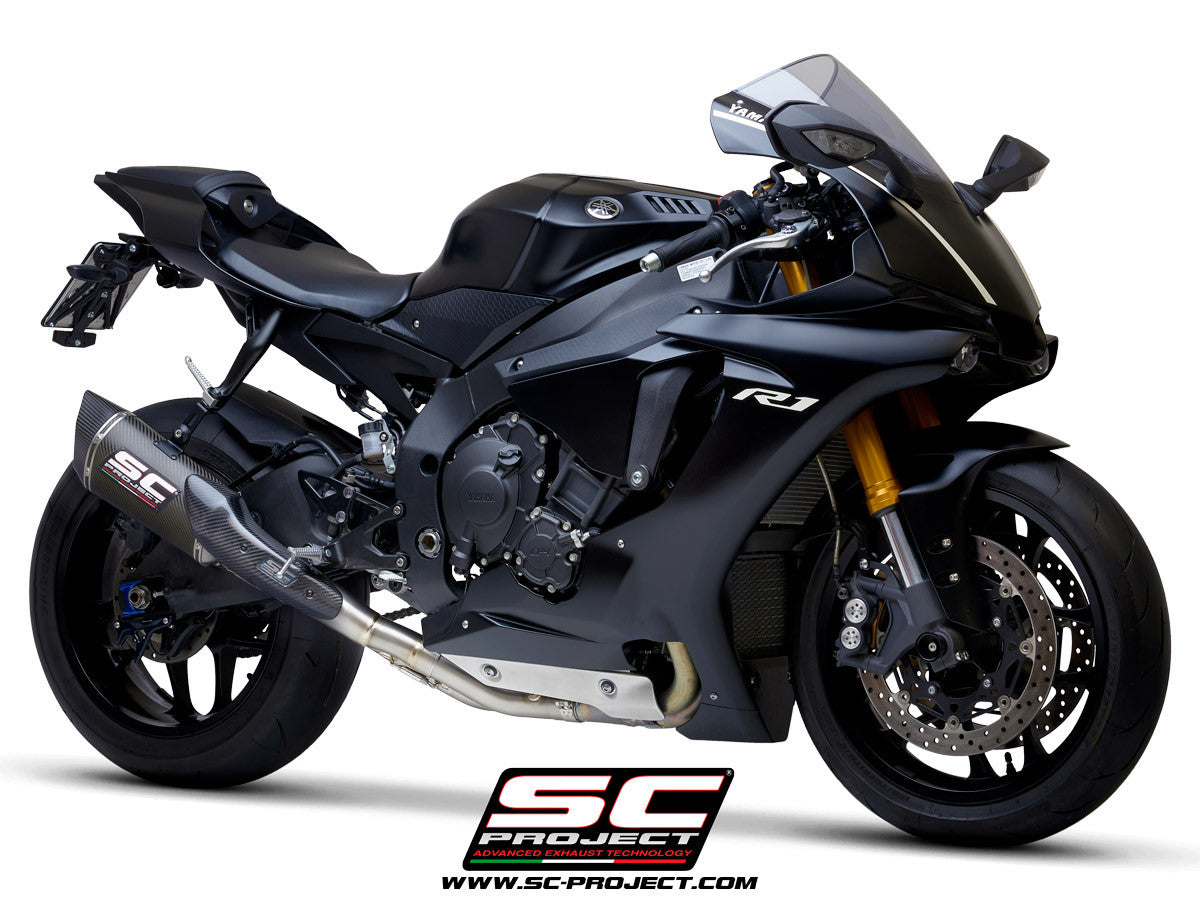 SC-Project Slip-On SC1-R + KAT-Ersatzrohr Yamaha YZF-R1/M RN49 (17-19)