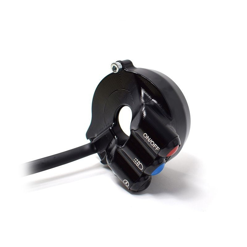 Gasgriffgehäuse mit integriertem Lenkerschalter JetPrime Aprilia RSV4/RR/1100 Factory (21-26) JP ACC 660 RV