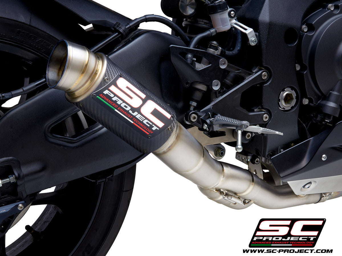 SC-Project Slip-On GP70-R + KAT-Ersatzrohr Yamaha YZF-R1/M RN49 (17-19) Y11B-DET70
