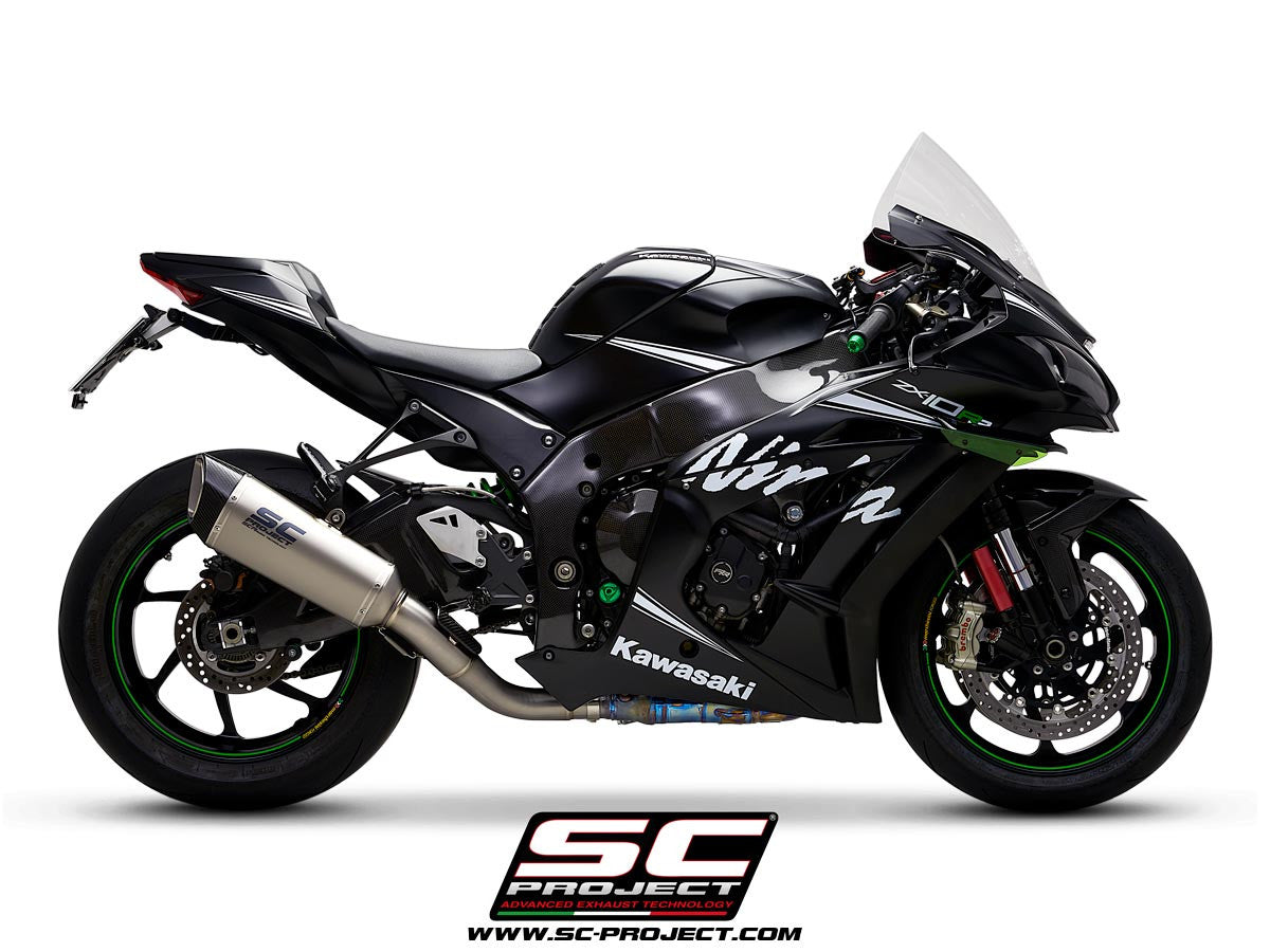 SC-Project Slip-On SC1-R + KAT-Ersatzrohr Kawasaki ZX-10 R/RR (16-20) K22A-DET91