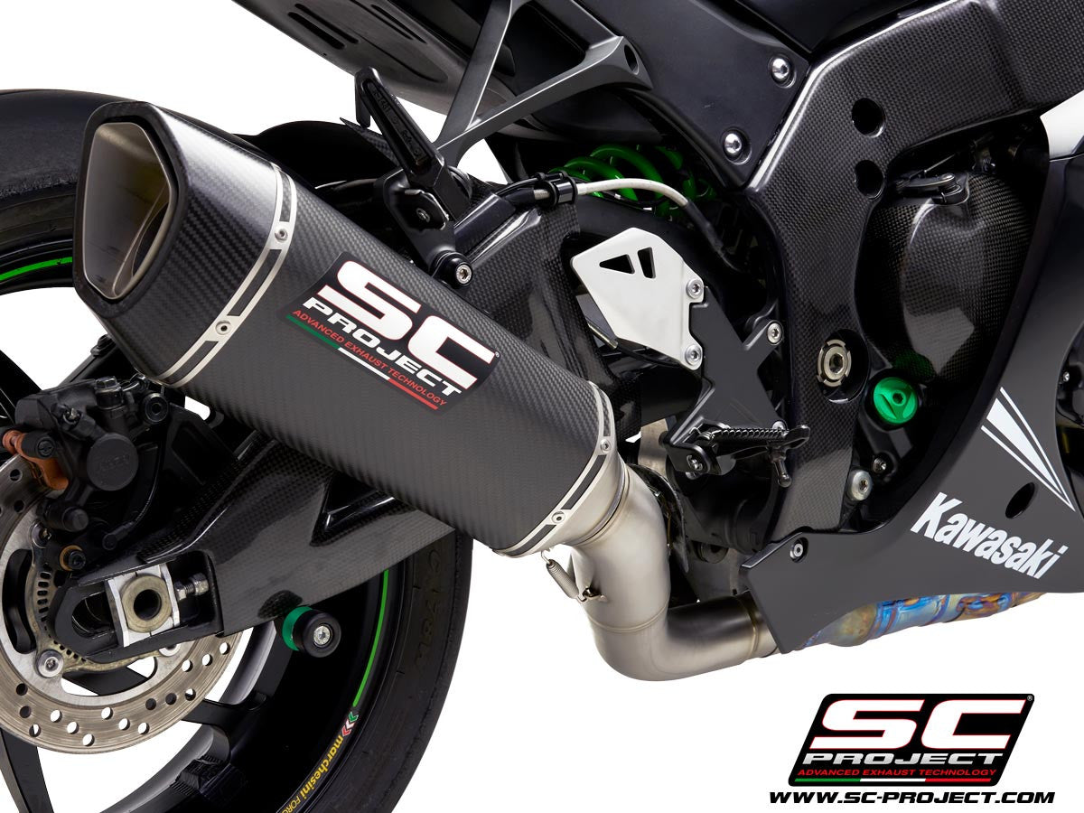 SC-Project Slip-On SC1-R + KAT-Ersatzrohr Kawasaki ZX-10 R/RR (16-20) K22A-DET91