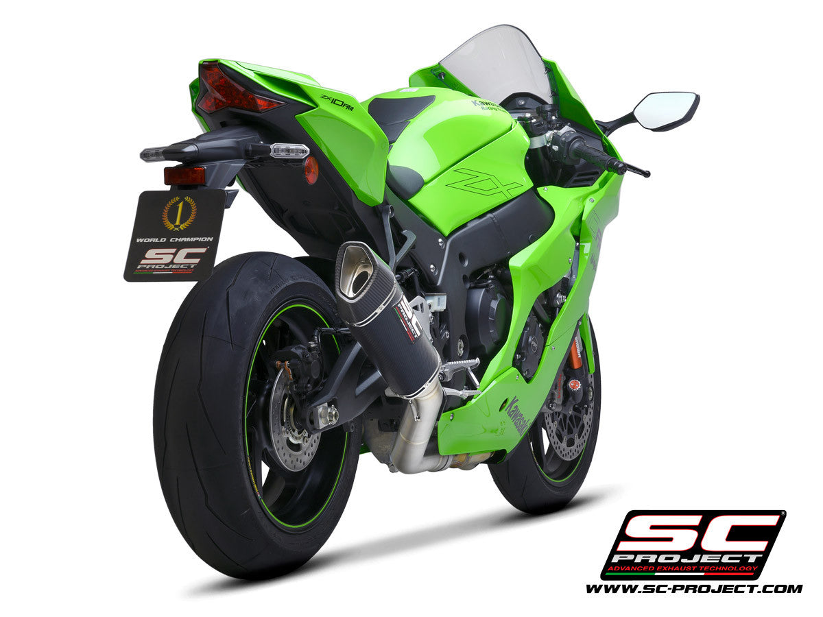 SC-Project Slip-On SC1-R + KAT-Ersatzrohr Kawasaki ZX-10 R/RR (21-25) K38A-DET91C