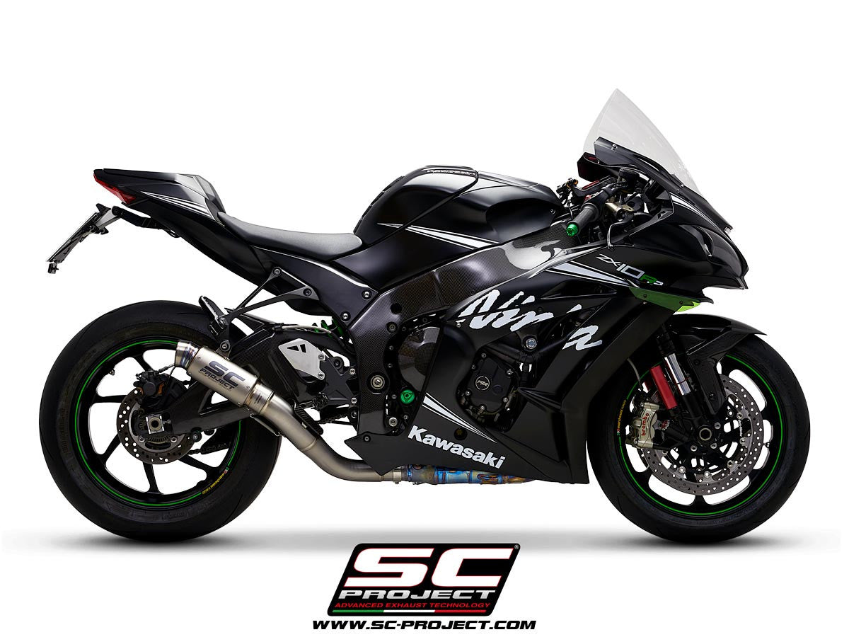 SC-Project Slip-On GP70-R + KAT-Ersatzrohr Kawasaki ZX-10 R/RR (16-20) K22A-DET70
