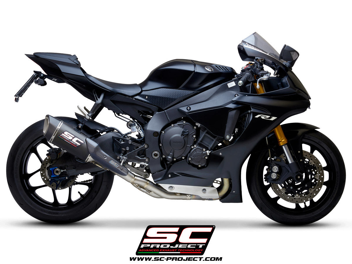 SC-Project Slip-On SC1-R + KAT-Ersatzrohr Yamaha YZF-R1/M RN32 (15-16)