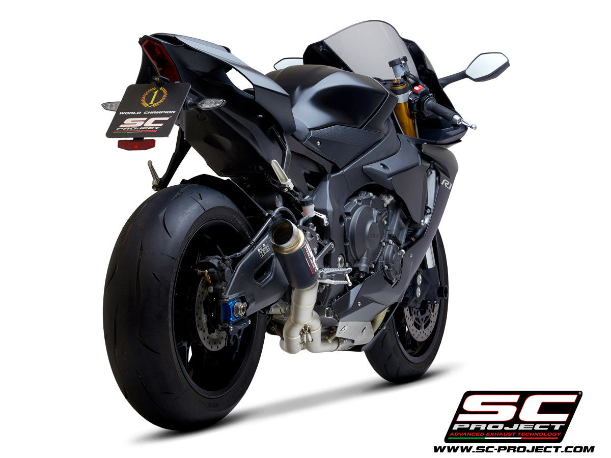 SC-Project Slip-On GP70-R + KAT-Ersatzrohr Yamaha YZF-R1/M RN49 (17-19) Y11B-DET70