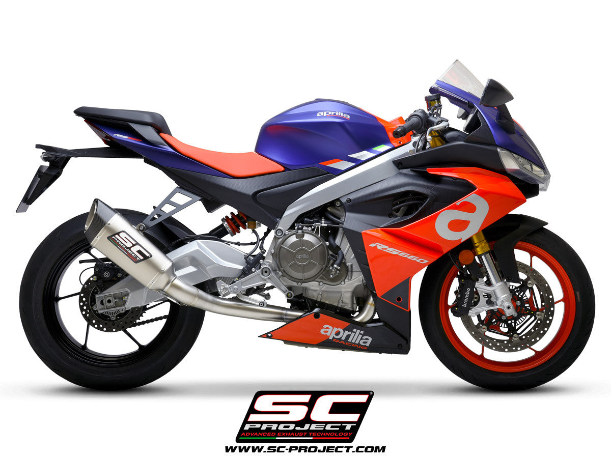 SC-Project Trofeo Titan Komplettanlage 2-1 SC1-R Aprilia RS 660 (20-24) A23A-PTC90