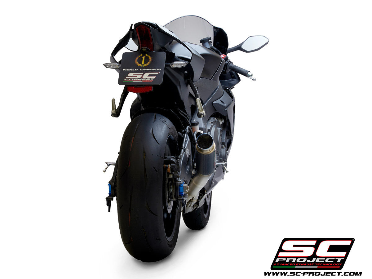 SC-Project Slip-On GP70-R + KAT-Ersatzrohr Yamaha YZF-R1/M RN32 (15-16) Y11A-DET70