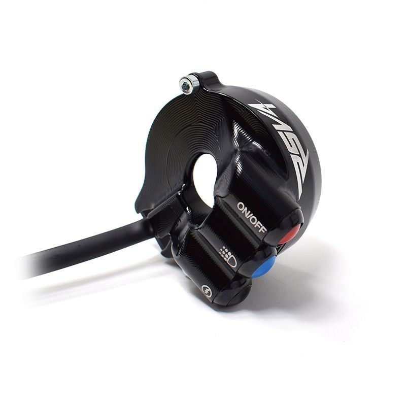 Gasgriffgehäuse mit integriertem Lenkerschalter JetPrime Aprilia RSV4/RR/1100 Factory (21-26) JP ACC 660 RV