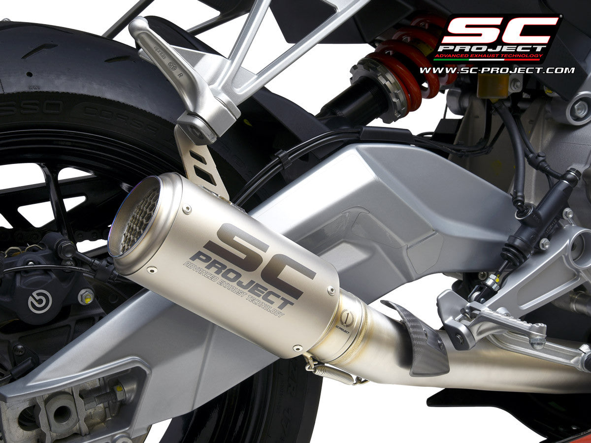 SC-Project Edelstahl Komplettanlage 2-1 CR-T Aprilia RS 660 (20-24)