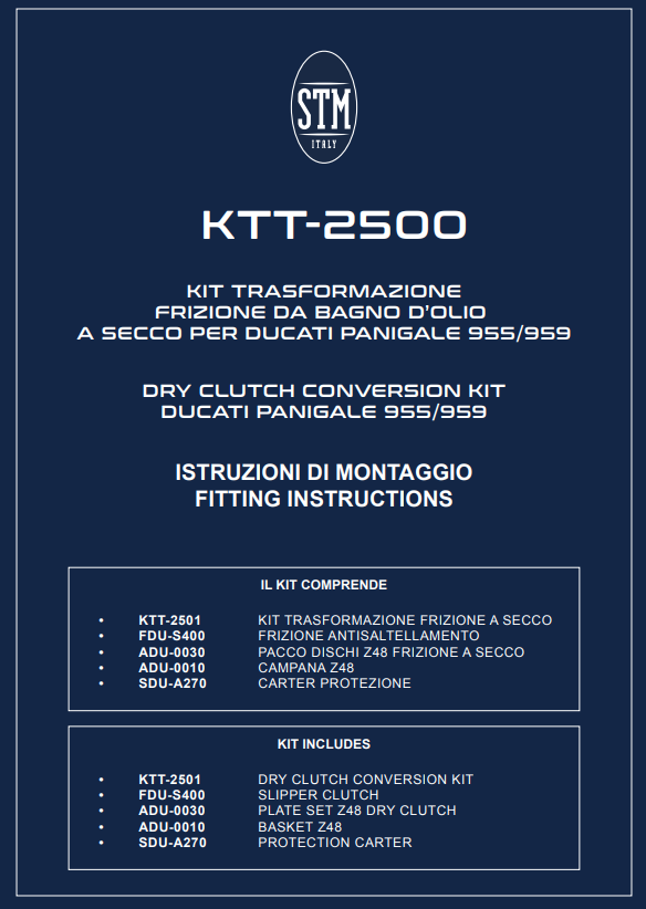STM EVO SBK Trockenkupplung Ducati Panigale V2 955 (20-24) KTT-2500