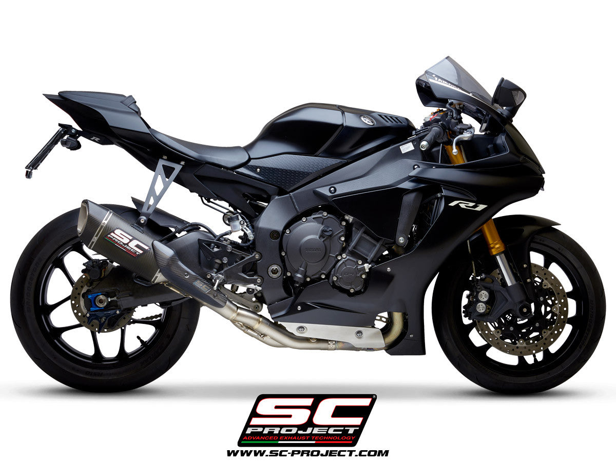 SC-Project Slip-On SC1-R + KAT-Ersatzrohr Yamaha YZF-R1/M RN49 (17-19)