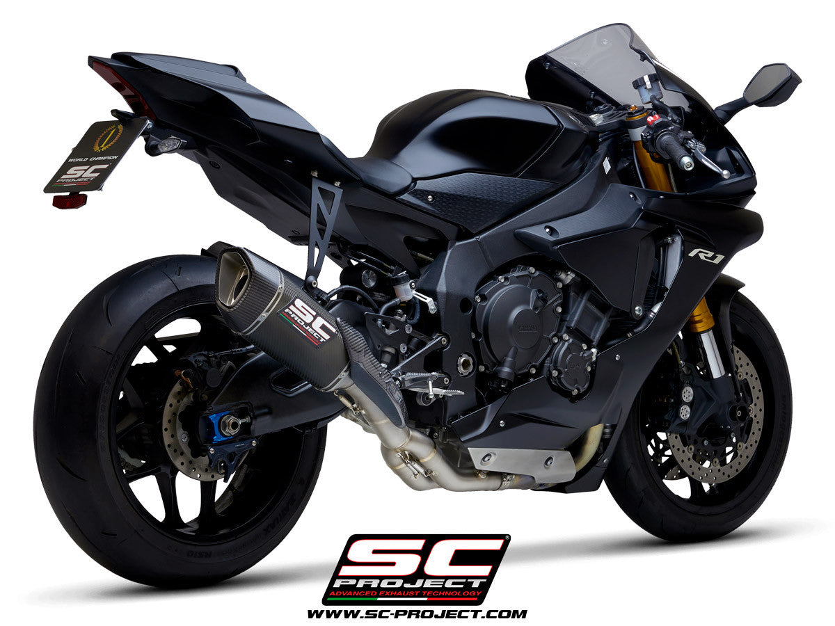 SC-Project Slip-On SC1-R + KAT-Ersatzrohr Yamaha YZF-R1/M RN49 (17-19)