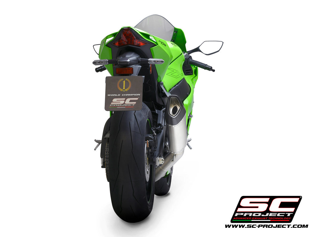 SC-Project Slip-On SC1-R + KAT-Ersatzrohr Kawasaki ZX-10 R/RR (21-25) K38A-DET91C
