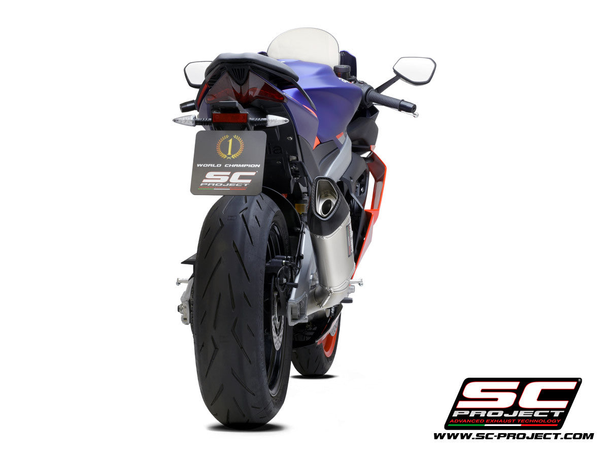 SC-Project Trofeo Titan Komplettanlage 2-1 SC1-R Aprilia RS 660 (20-24) A23A-PTC90