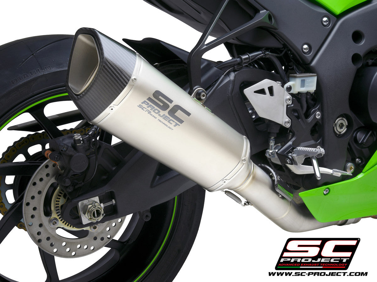 SC-Project Slip-On SC1-R + KAT-Ersatzrohr Kawasaki ZX-10 R/RR (21-26) K38A-DET91C