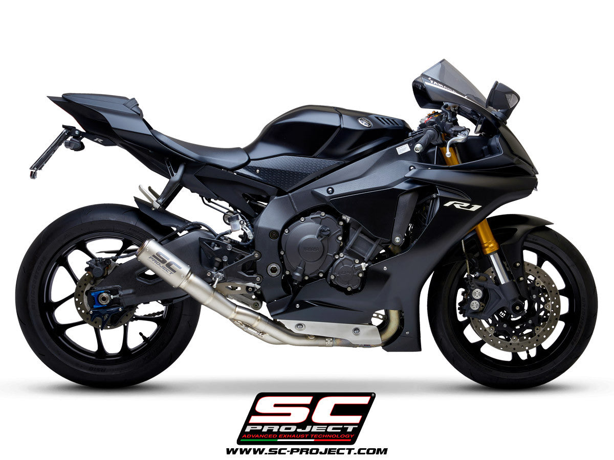 SC-Project Slip-On CR-T + KAT-Ersatzrohr Yamaha YZF-R1/M RN49 (17-19) Y11B-DET36