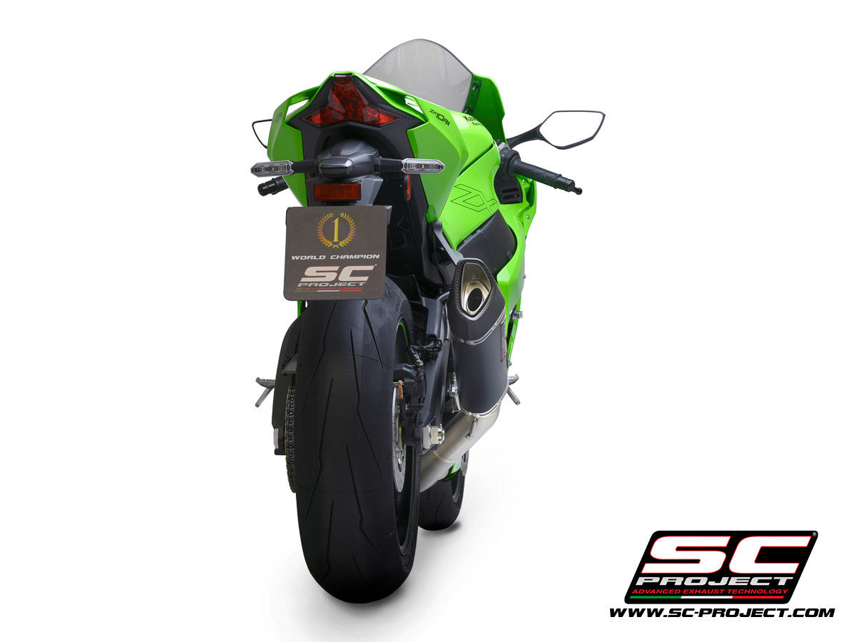 SC-Project Slip-On SC1-R + KAT-Ersatzrohr Kawasaki ZX-10 R/RR (21-26) K38A-DET91C