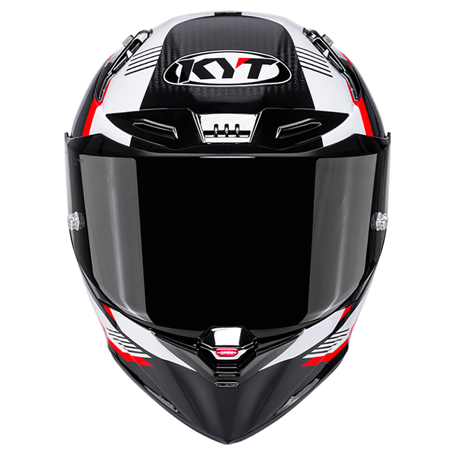 KYT R1R Racing Helm Carbon Zone Rot Y6R10007