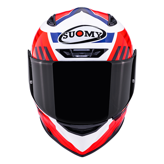 Suomy Track-1 Helm Framework Weiß/Rot/Blau K6T10023