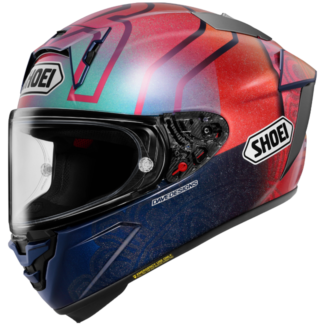 Shoei X-SPR PRO Helm Márquez Holi TC-1 Limited Edition - Marc Márquez Indien 2023 Replica