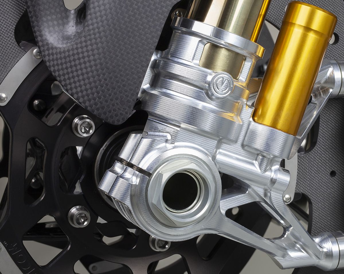 CNC Gabelfuß-Set 100 mm „GP Style“ Motocorse Ducati Panigale V4/S/R (18–24)