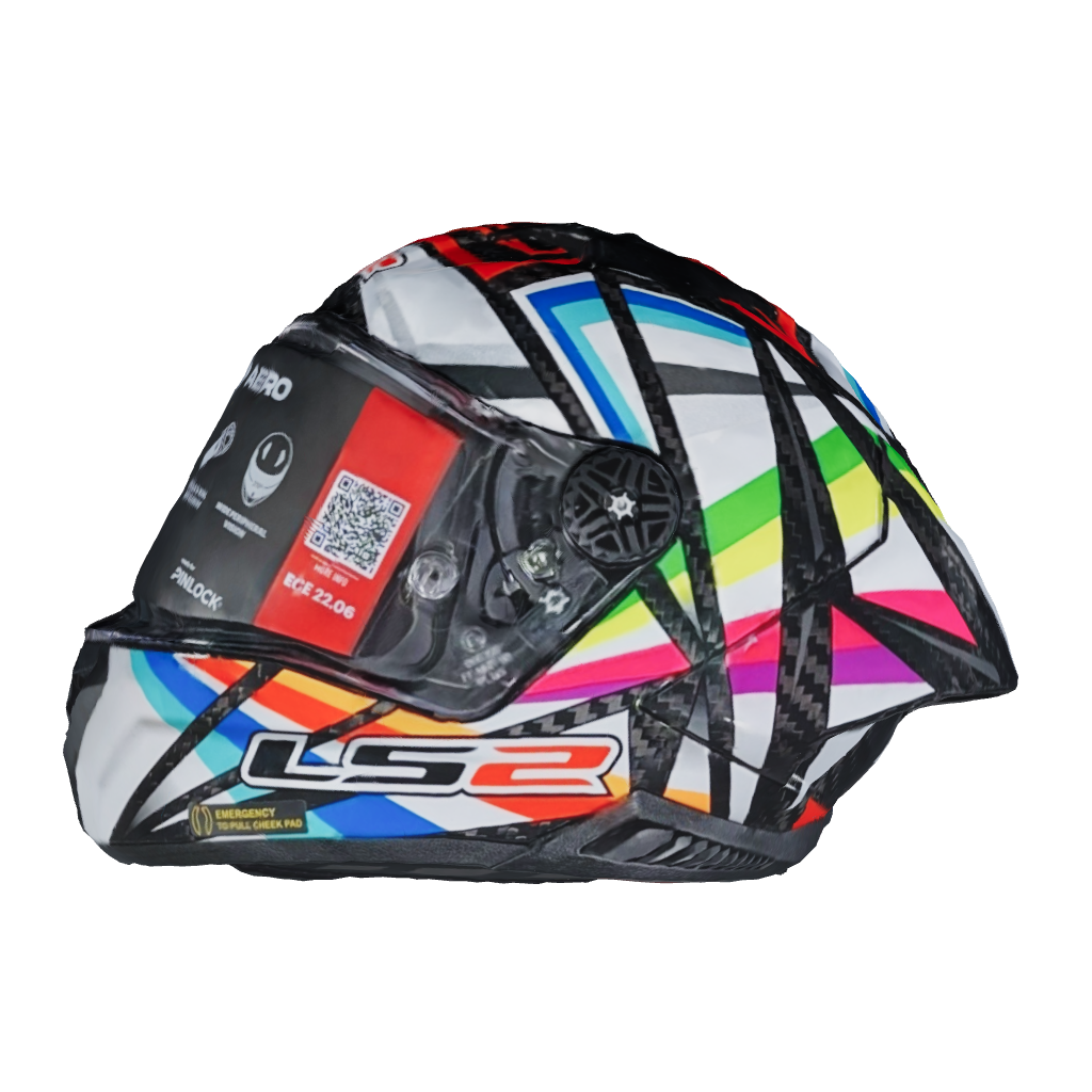 LS2 FF805 Helm Thunder GP Aero Flash Black 168059002