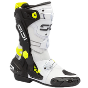 Sidi Rex Motorradstiefel Weiß/Schwarz/Yellow