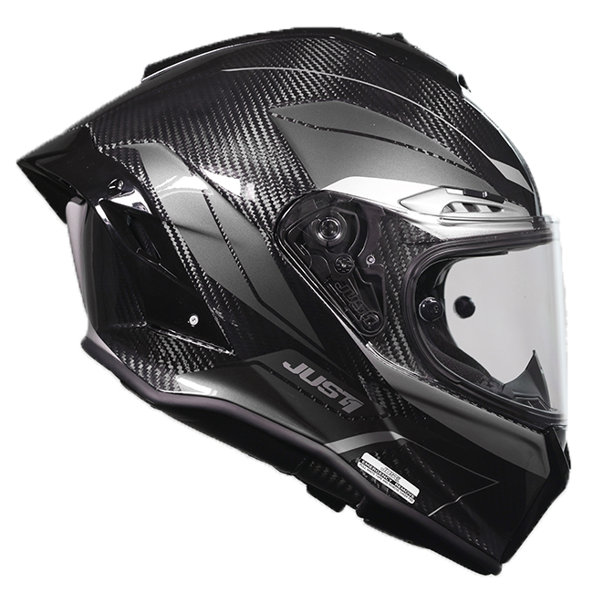 Just1 J-PGR Helm Impulse Silber / Carbon Glanz 6031110932016