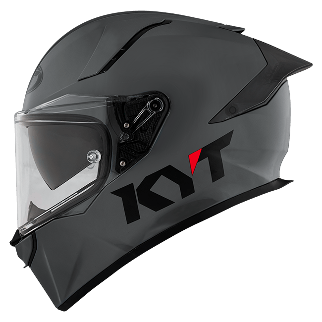 KYT R2R Helm Plain Grau Y6R200W1