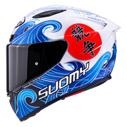 Suomy Track-1 Helm Waves Weiß K6T10025