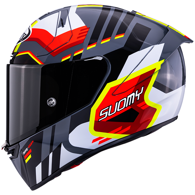 Suomy SR-GP Evo Helm Infrared Weiß/Schwarz/Rot K6S20024