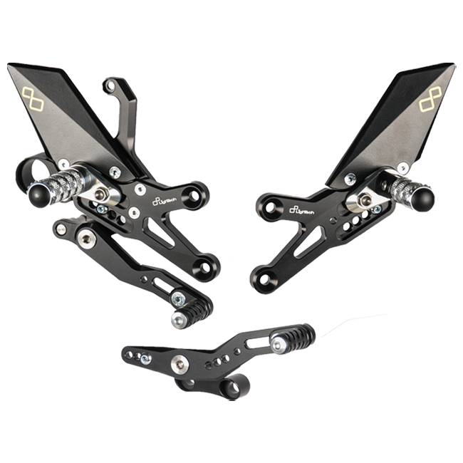Fußrastenanlage LighTech Honda CBR 1000 RR (08-19) FTRHO006/W
