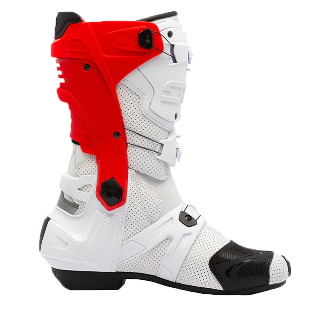 Sidi Rex Air Motorradstiefel Weiß/Rot 391