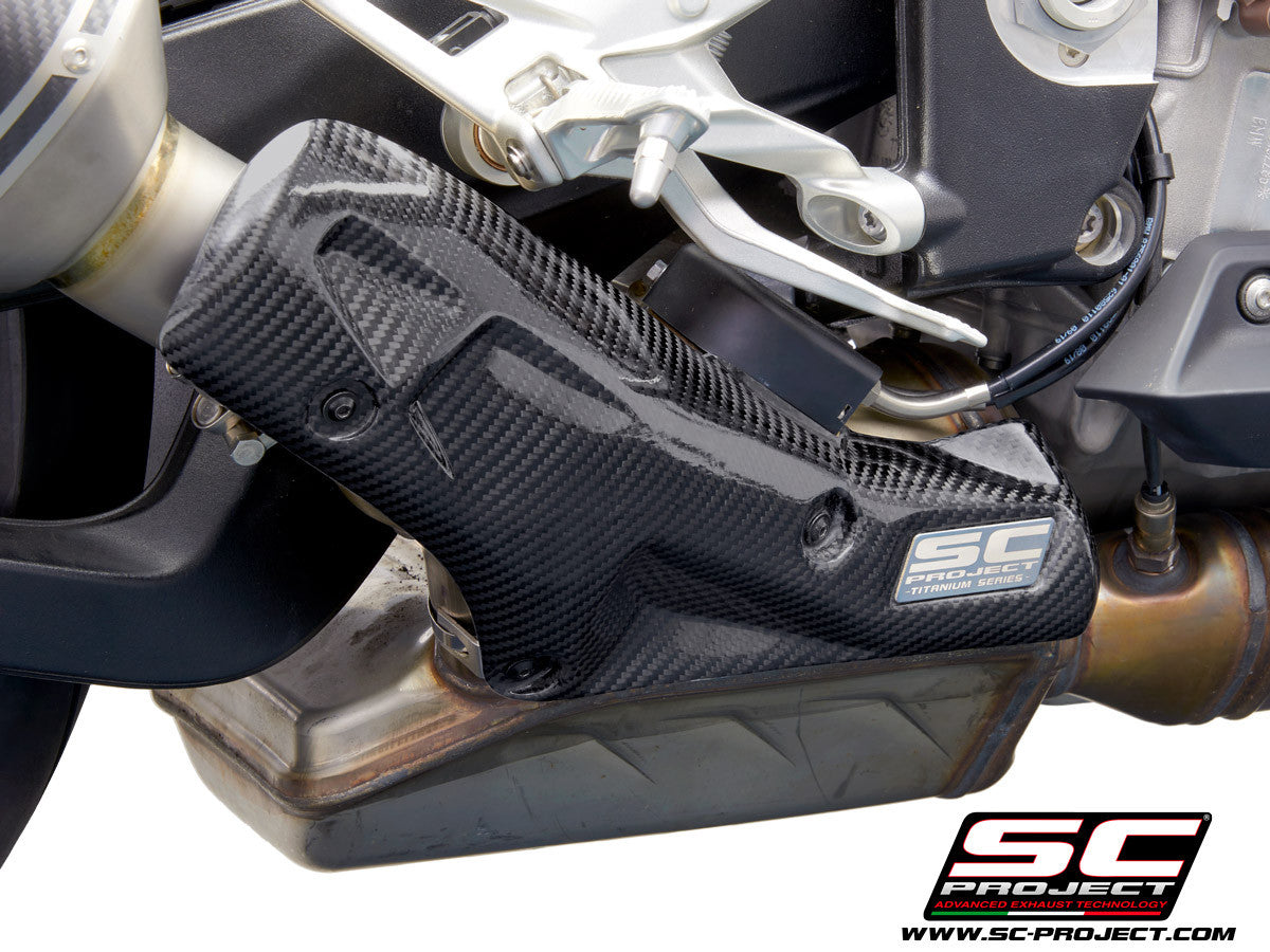 Carbon Hitzeschutz Auspuff SC-Project Slip-On BMW S1000RR K67 (19-20) B33A-CP