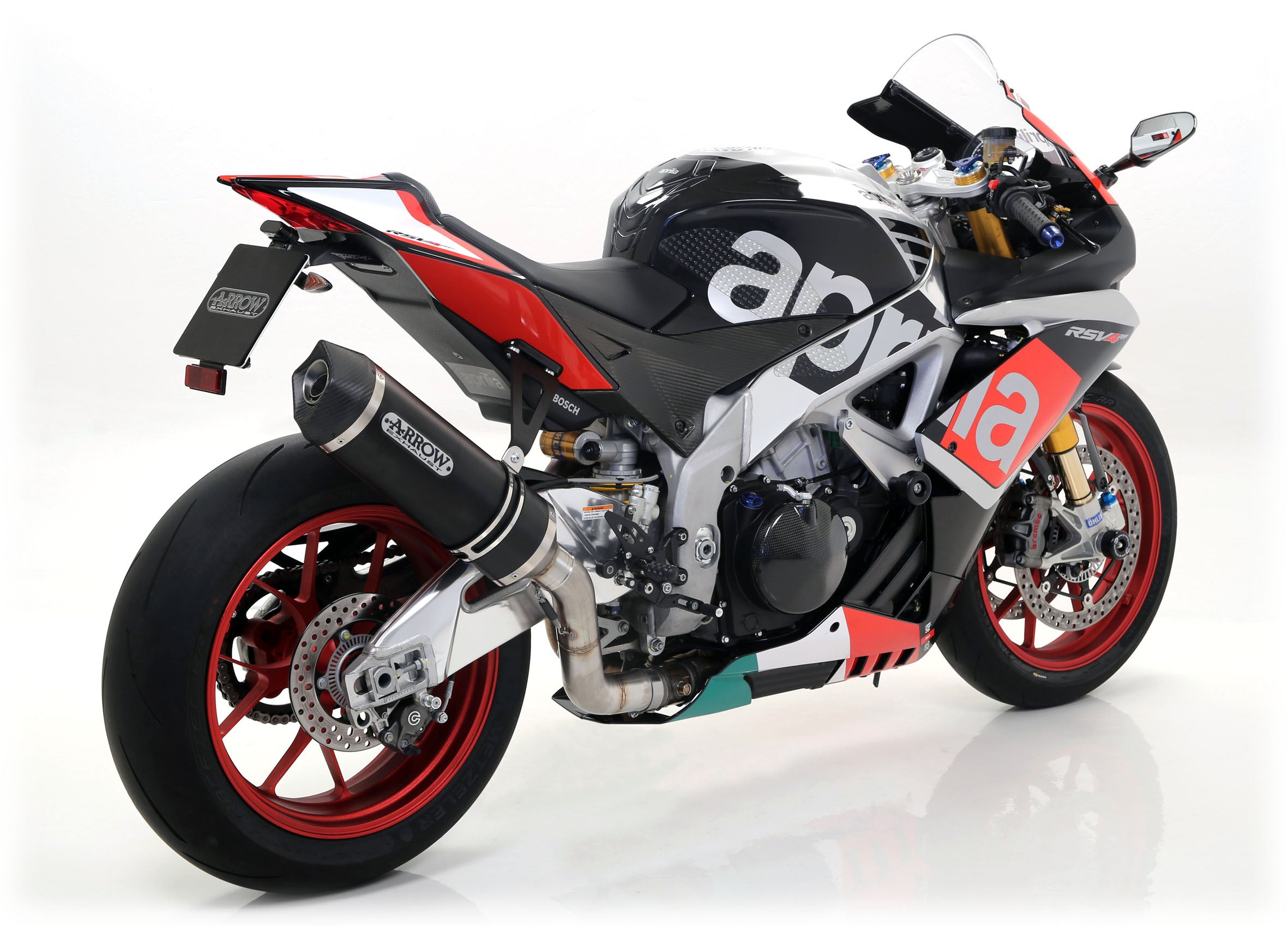 Arrow Slip-On Race-Tech Aluminium Dark Aprilia RSV4/RR/RF (17-18) 71744AKN