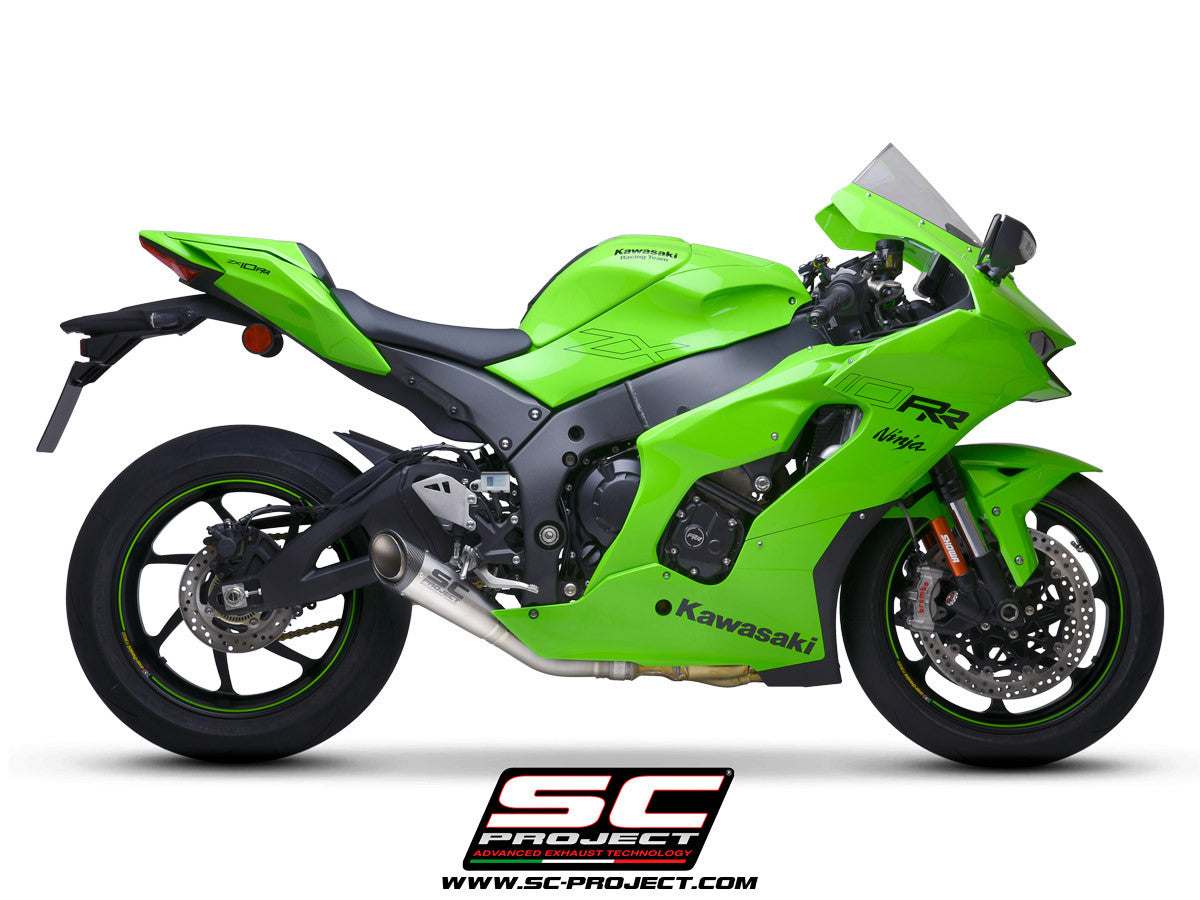 SC-Project Slip-On S1 + KAT-Ersatzrohr Kawasaki ZX-10 R/RR (21-26) K38A-DET41T