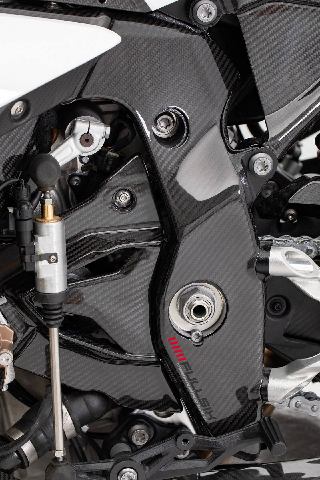 Ritzelabdeckung Carbon Fullsix BMW S1000RR K67 (19-26)