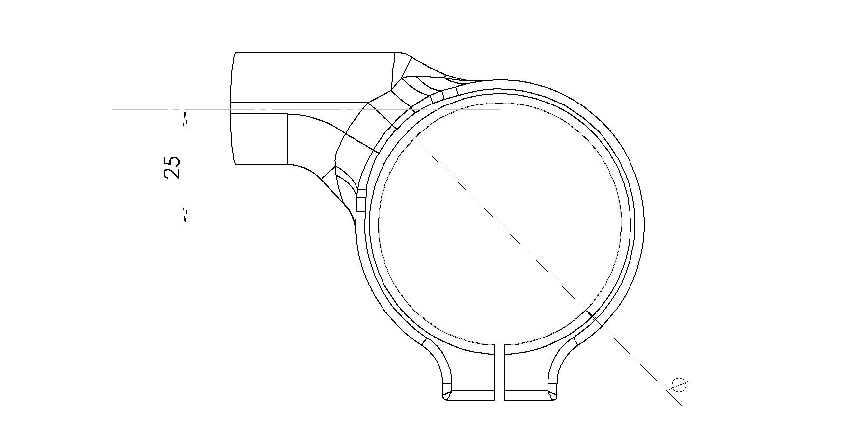 Lenker Offset 25 Spider Racing Honda CBR 1000 RR-R SC82 (20-26) 50.25.50